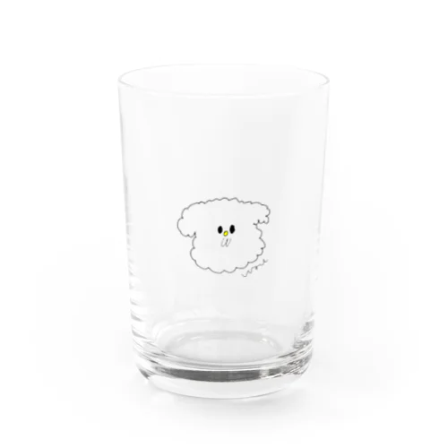 くももいぬ(白) Water Glass