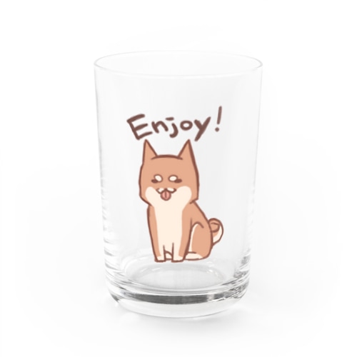 ゆるしば(赤) Water Glass