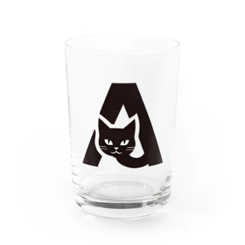 猫文字（A) Water Glass