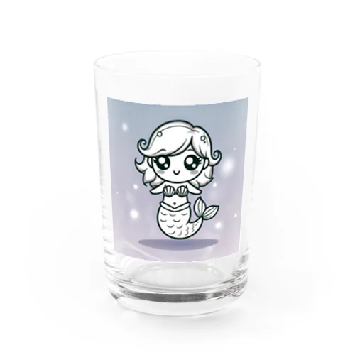 マーメイドのちびキャラ Water Glass