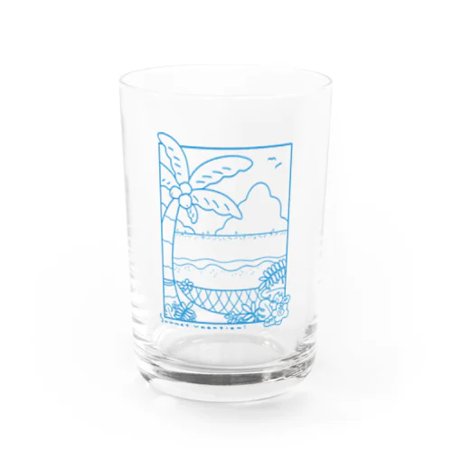 Summer vacation Water Glass