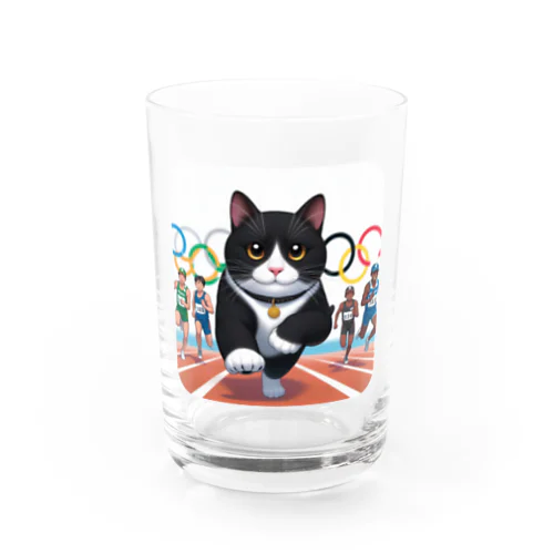 オリンピック猫 グラス