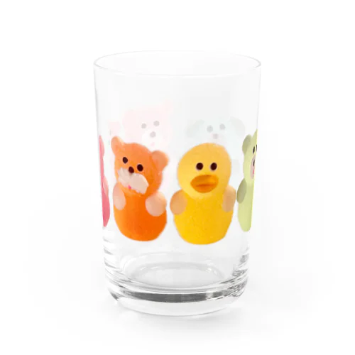 動物ゼリーカラフル Water Glass
