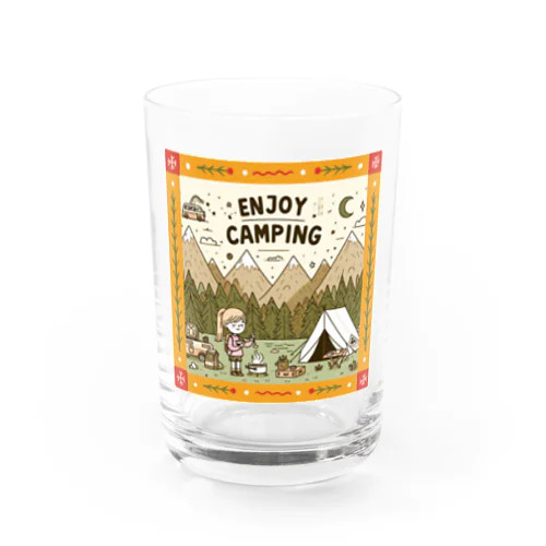 【Enjoy Camping】キャンプを楽しむ Water Glass