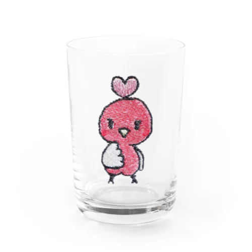 モモイロちゃーちゃん刺しゅう風 Water Glass