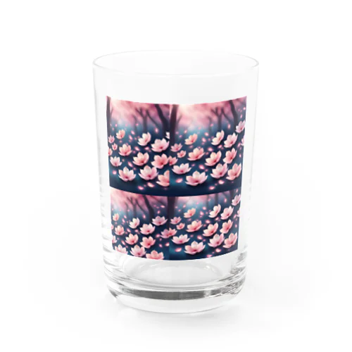 奉行のさくら Water Glass