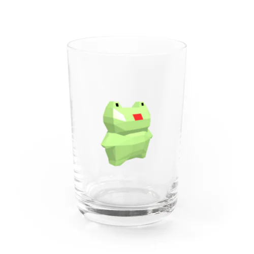 ポリゴンかえる Water Glass