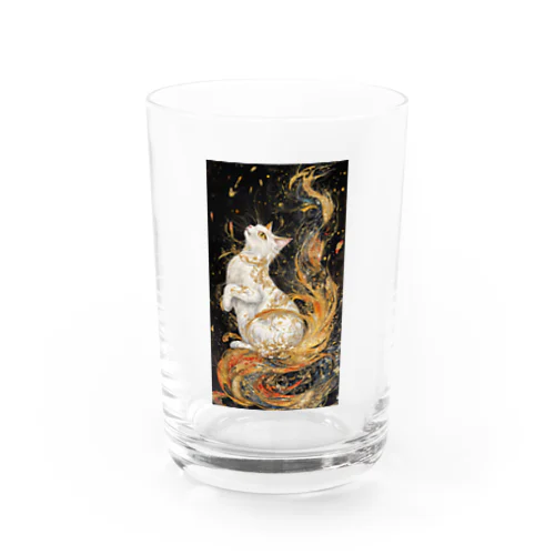 Magical Cat 009 Water Glass