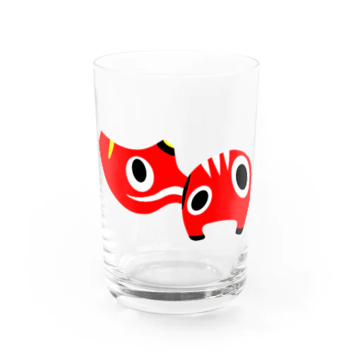 赤べこさん Water Glass