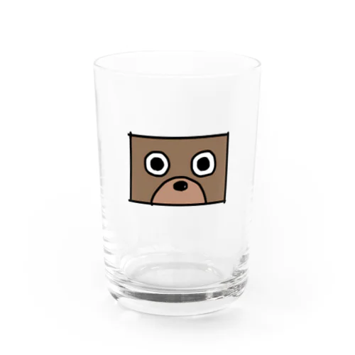 のぞくくま Water Glass