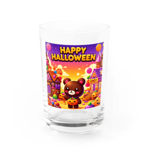 ハロウィンくまさん Water Glass