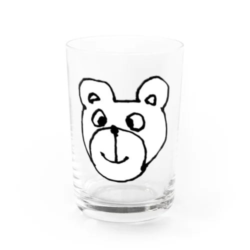 くまたくん Water Glass