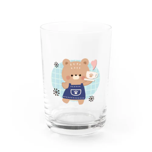 ほんわかくまさん Water Glass