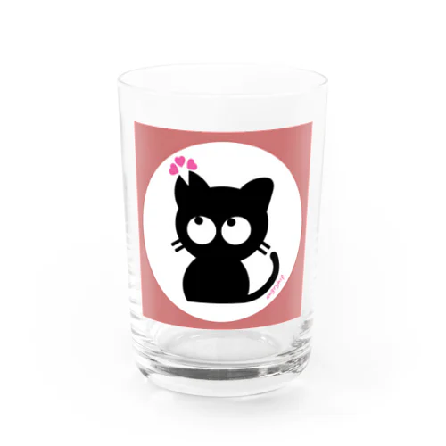 さくら黒ねこ Water Glass