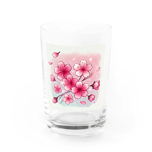 春の訪れと煌桜 Water Glass