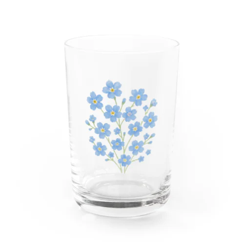 勿忘草の花束 Water Glass