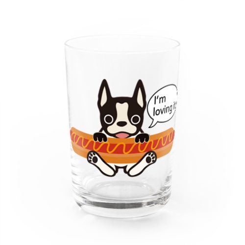 ホットドッグテリア Water Glass
