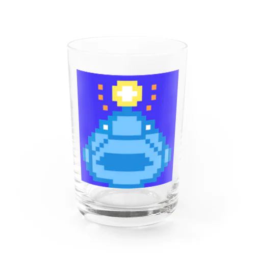 クエ＋あんこう（色付き）【ドット絵】 Water Glass
