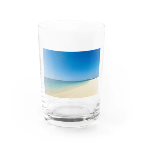 ocean breathe Water Glass