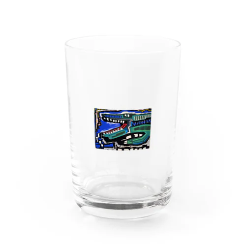 RYOGA現代アートなワニ作品達 Water Glass