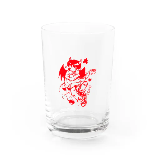 音楽好き赤悪魔 Water Glass