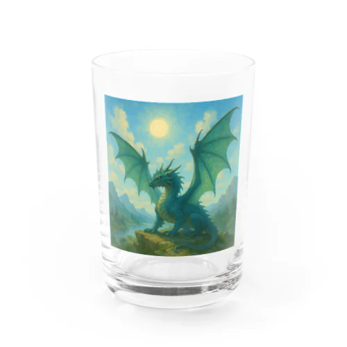 翠陽のドラゴン Water Glass