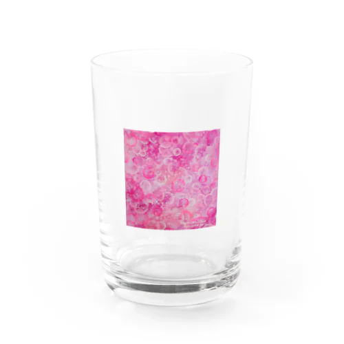 ピンクの魔法 Water Glass