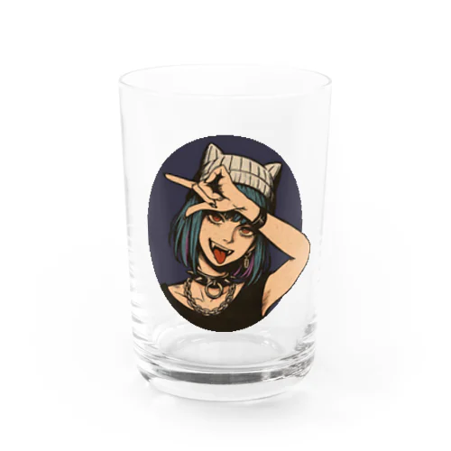 Rock girl なのぢゃ Water Glass