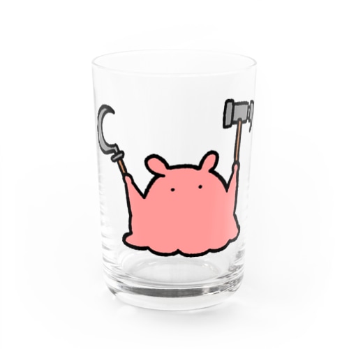 思想に癖のあるメンダコ Water Glass