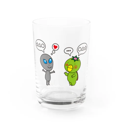 かっぱと宇宙人 Water Glass