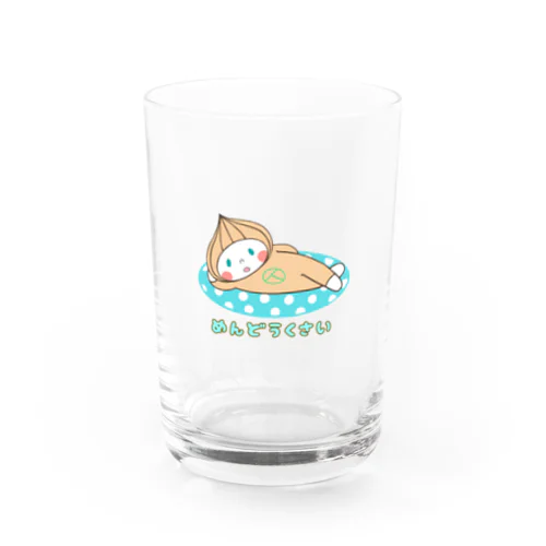 たまねぎ星人めんどうくさい Water Glass