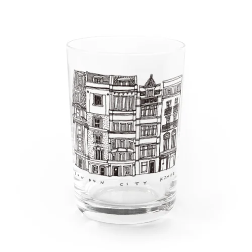 【黒線】LONDON CITY Water Glass