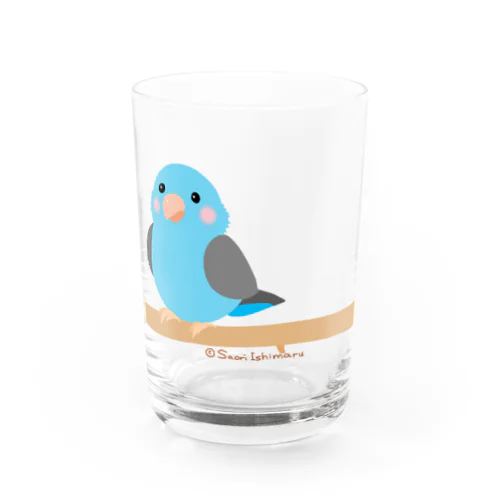 ポチャルリハインコ Water Glass