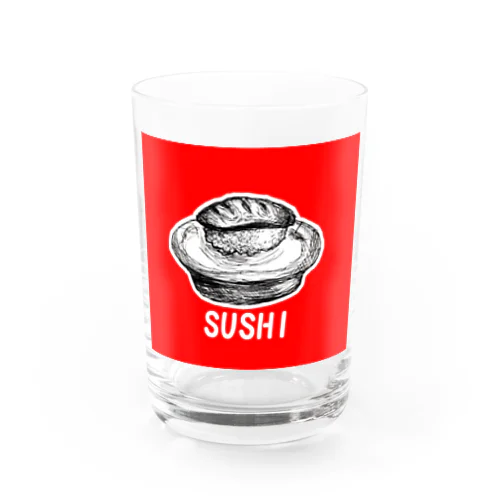 Sushi Water Glass