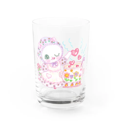 らずまりーにゃ Water Glass