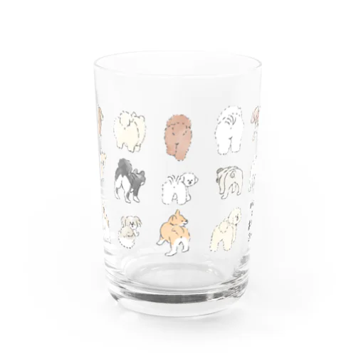 いぬのおしり Water Glass