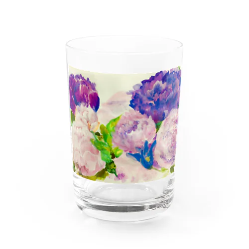 peony bouquet Water Glass