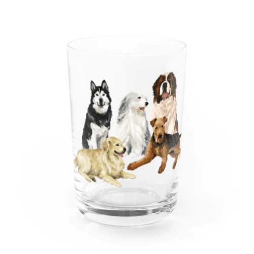 大きい犬たち Water Glass