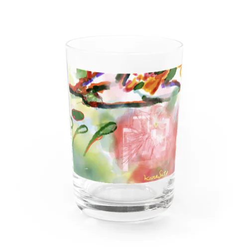 Flowers in OZE Water Glass