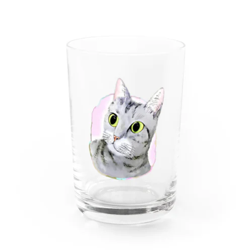 ねこさん Water Glass