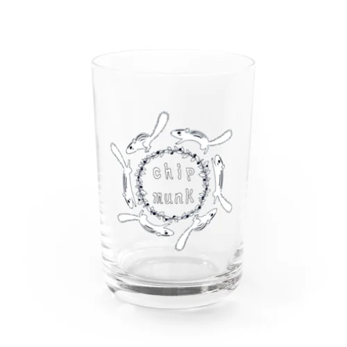 ぐるぐるシマリス Water Glass