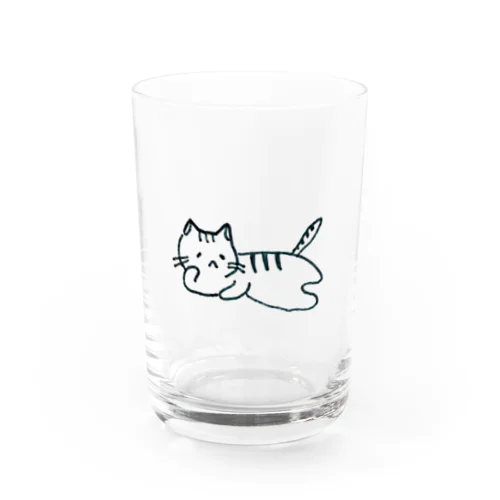 ごろごろねこ Water Glass