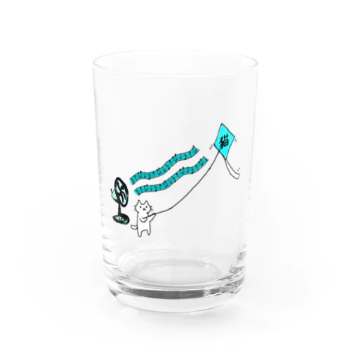 夏の凧揚げ Water Glass