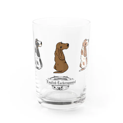 Le chien Tronc ver.2 Water Glass