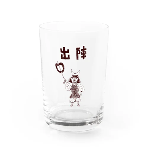 戦国時代デザイン「出陣」（Tシャツ・パーカー・グッズ・ETC） Water Glass