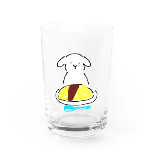 オムライスうさぎ Water Glass