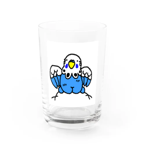 ウキウキインコ Water Glass