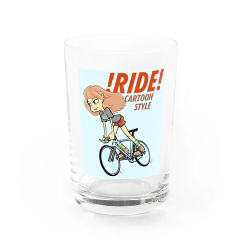 !RIDE! (CARTOON STYLE) Water Glass