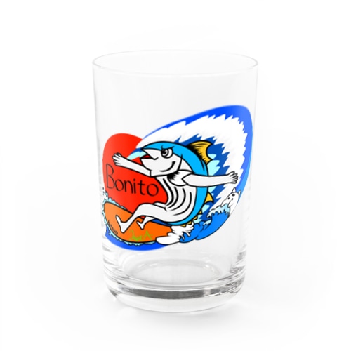 カツオのサーフィン Water Glass