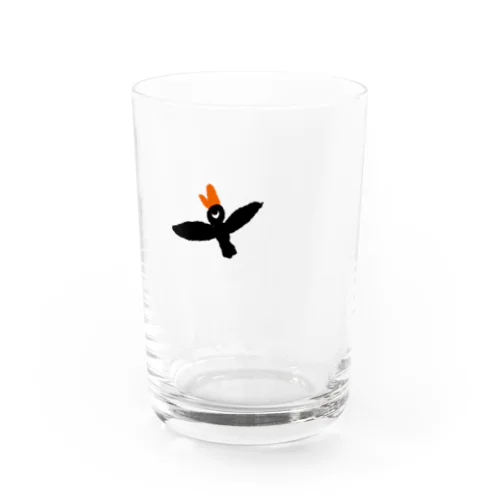 Mr. black bird Water Glass